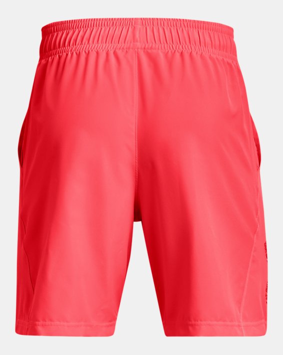 Shorts UA Woven Graphic para hombre, Red, pdpMainDesktop image number 6